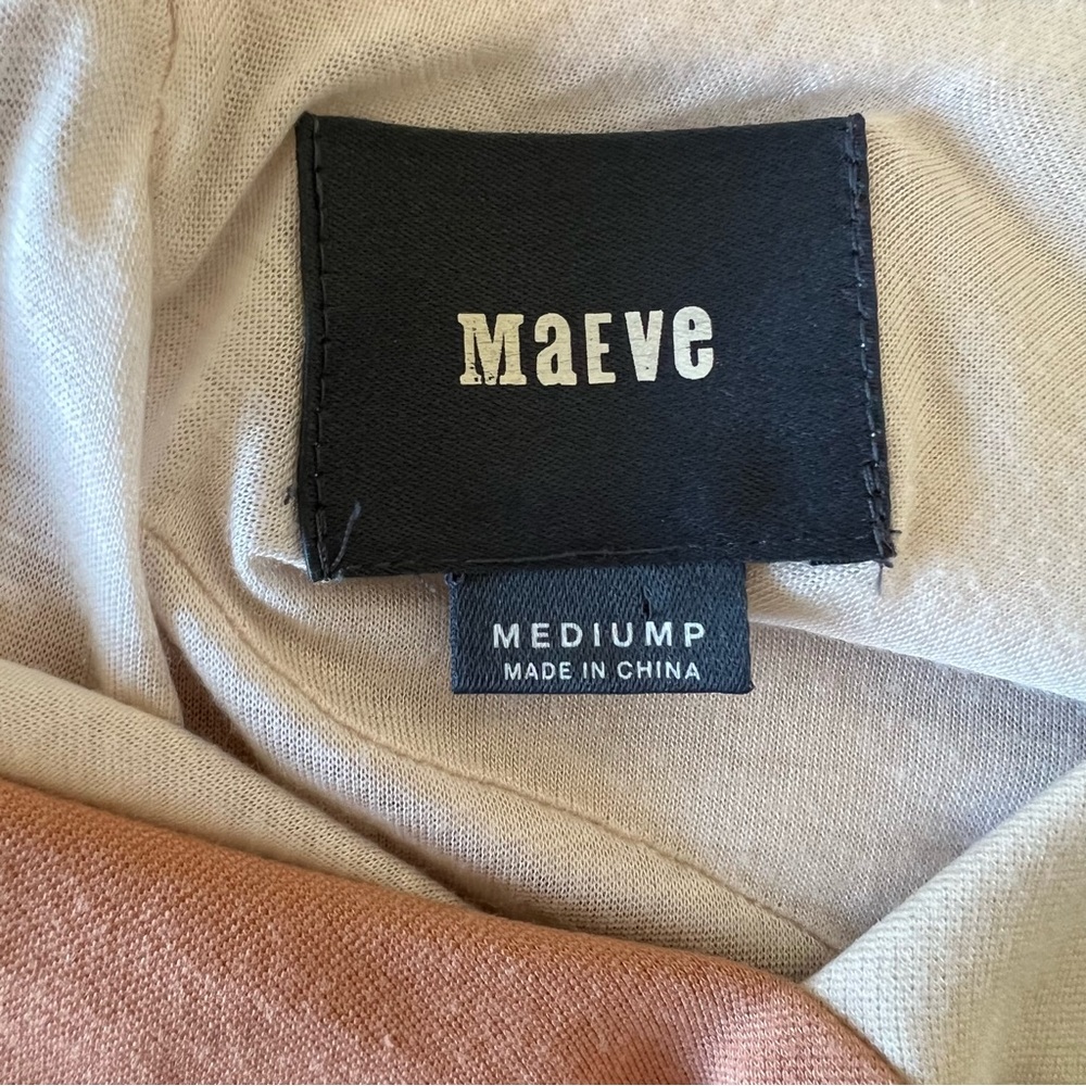 XXSOLDXX MAEVE Elysian maxi color block dress/rust - Picture 5 of 6